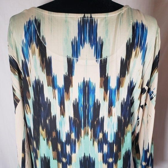 Fresh of LA Blue Multicolored Dress Sz 2X - Picture 4 of 8